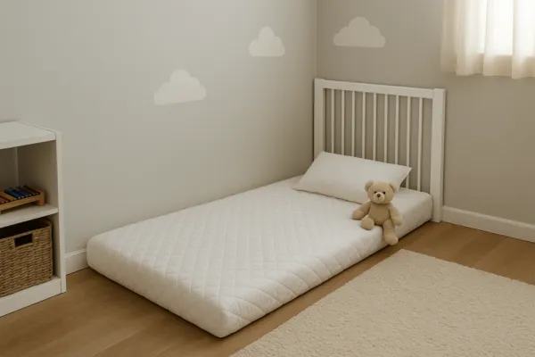 Onde Posicionar o Colchão no Chão (Floor Bed) para Garantir a Segurança no Sono de Bebês Maiores de 1 Ano