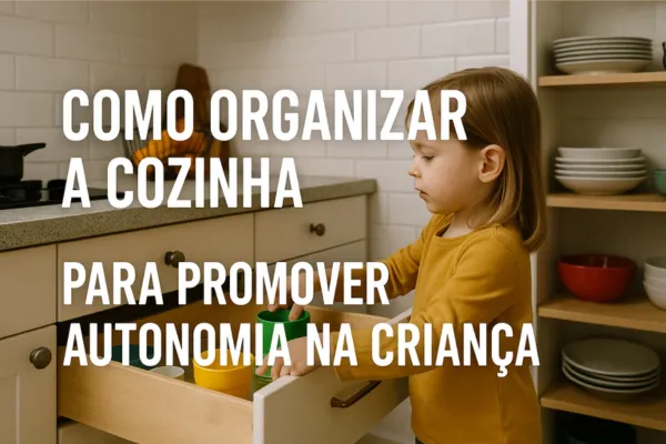 Como Organizar a Cozinha para Promover Autonomia na Criança