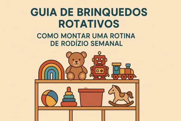 Guia de Brinquedos Rotativos: Como Montar uma Rotina de Rodízio Semanal