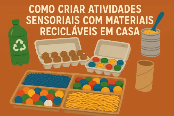 Como Criar Atividades Sensoriais com Materiais Recicláveis em Casa