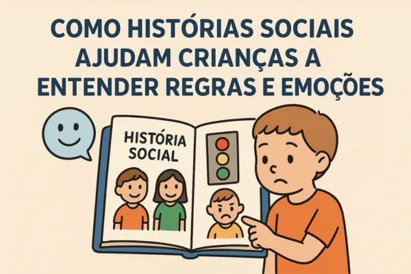 Como Histórias Sociais Ajudam Crianças a Entender Regras e Emoções